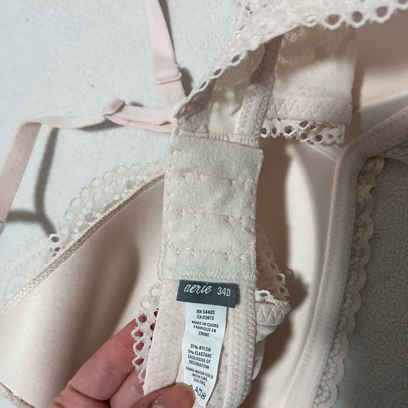 AERIE WIRELESS LACE BRA - Picture 3 of 4